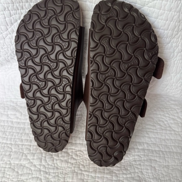 Birkenstock Arizona Dark Brown Double Strap Sandals- 37 - Picture 4 of 5